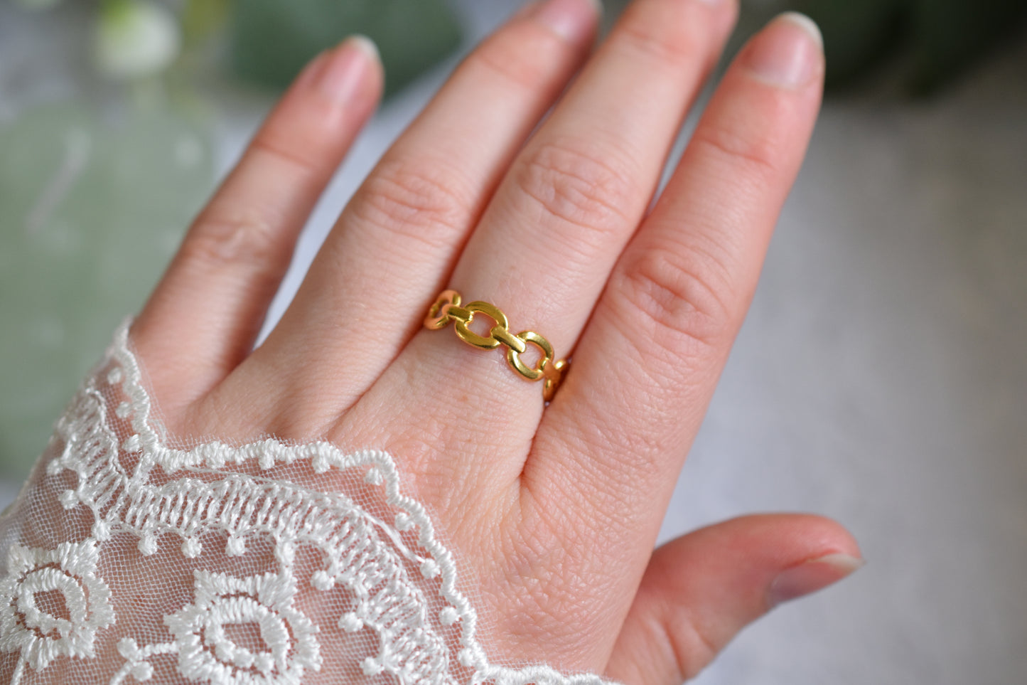 bague réglable maillon