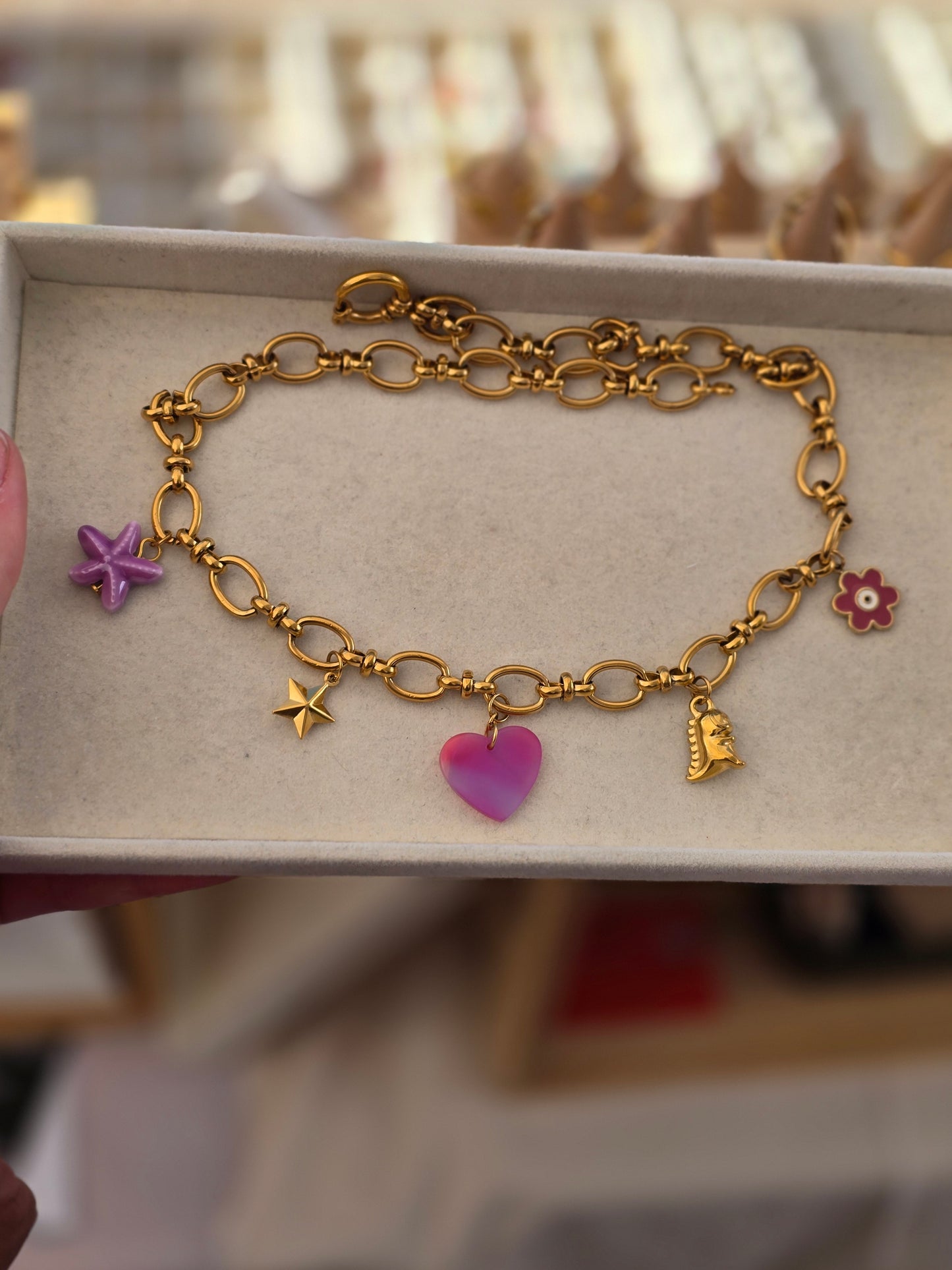 Collier charm's - Moderne