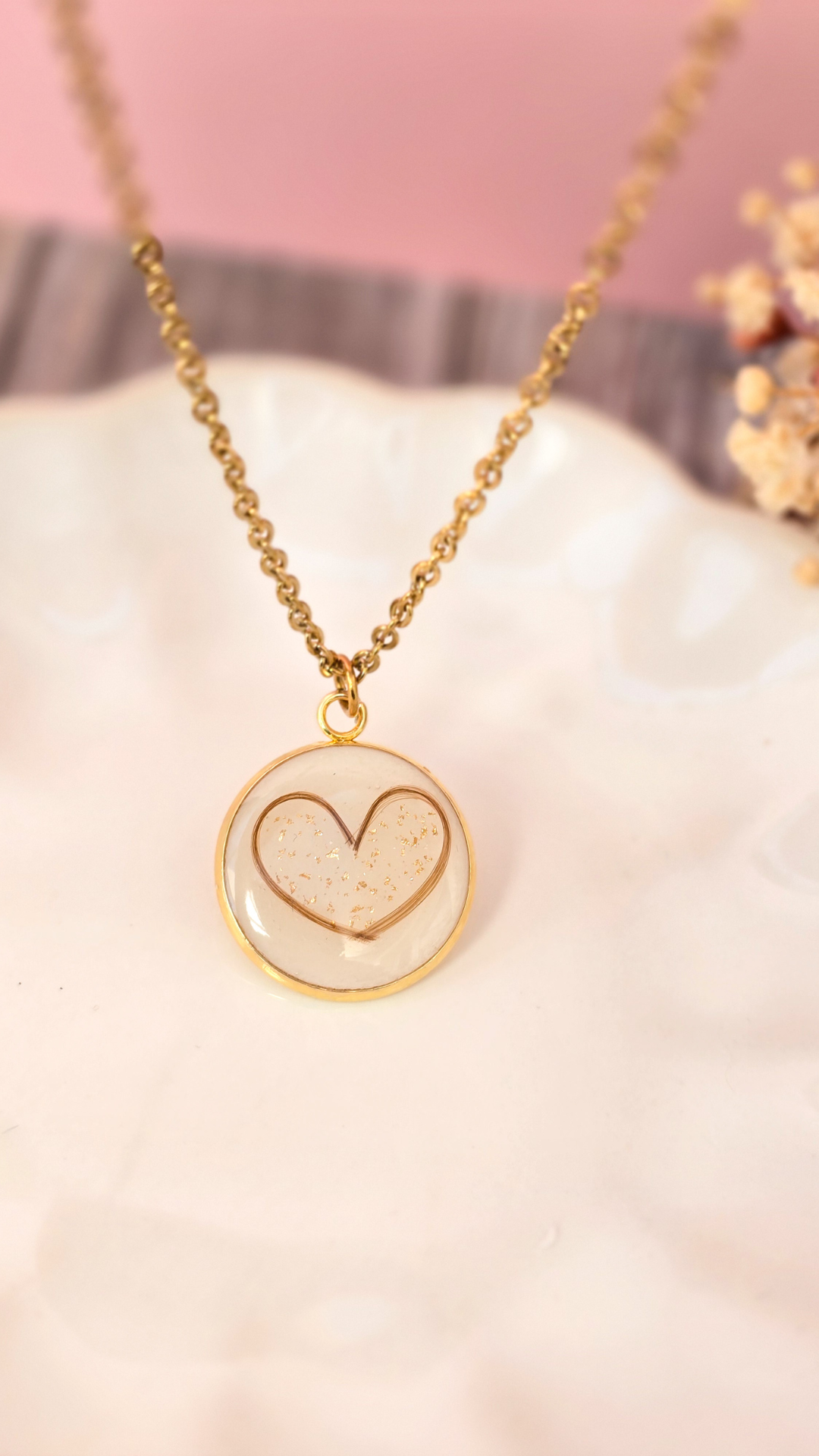 Collier - AMOUR (Lait maternel)