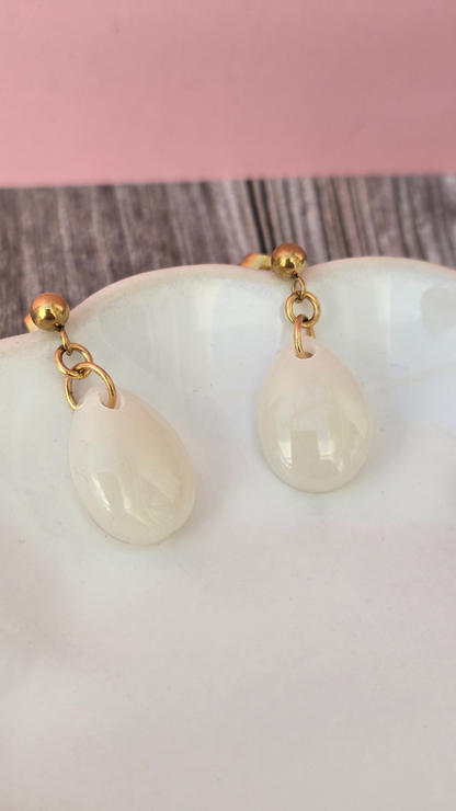 Boucles d'oreilles - YUKI (Lait maternel)