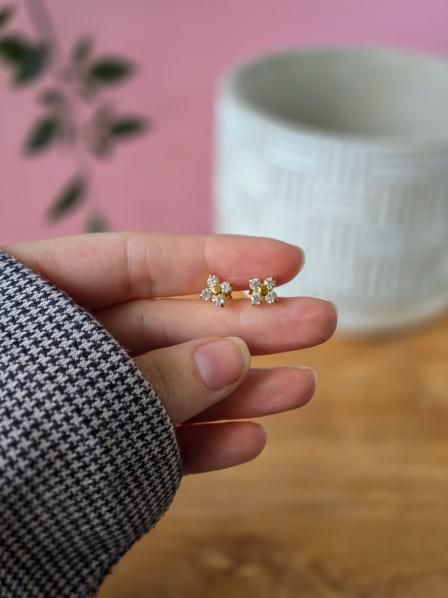 Boucles d'oreilles - TREFLE