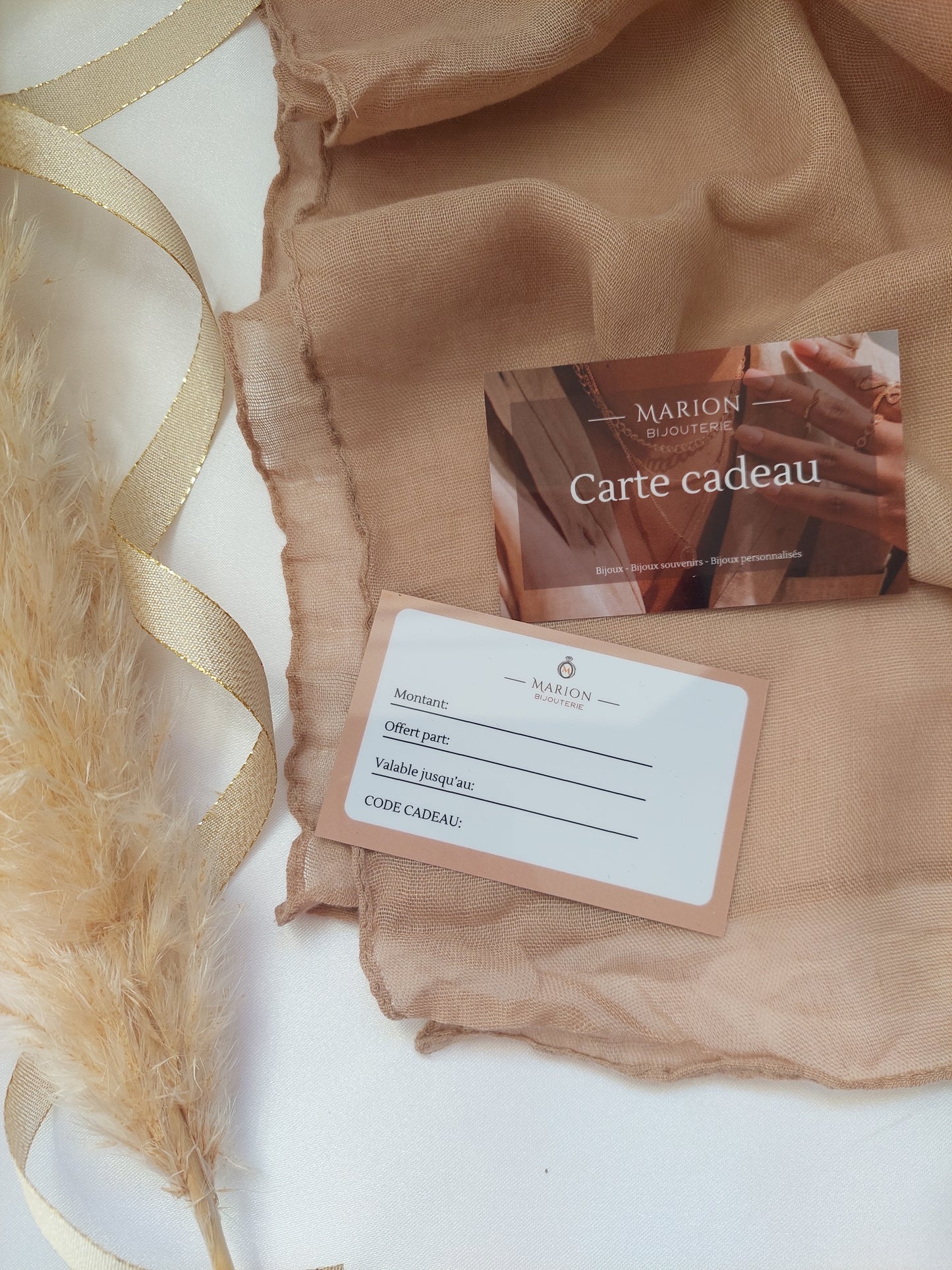 Carte cadeau dématérialisée - MARION Bijouterie