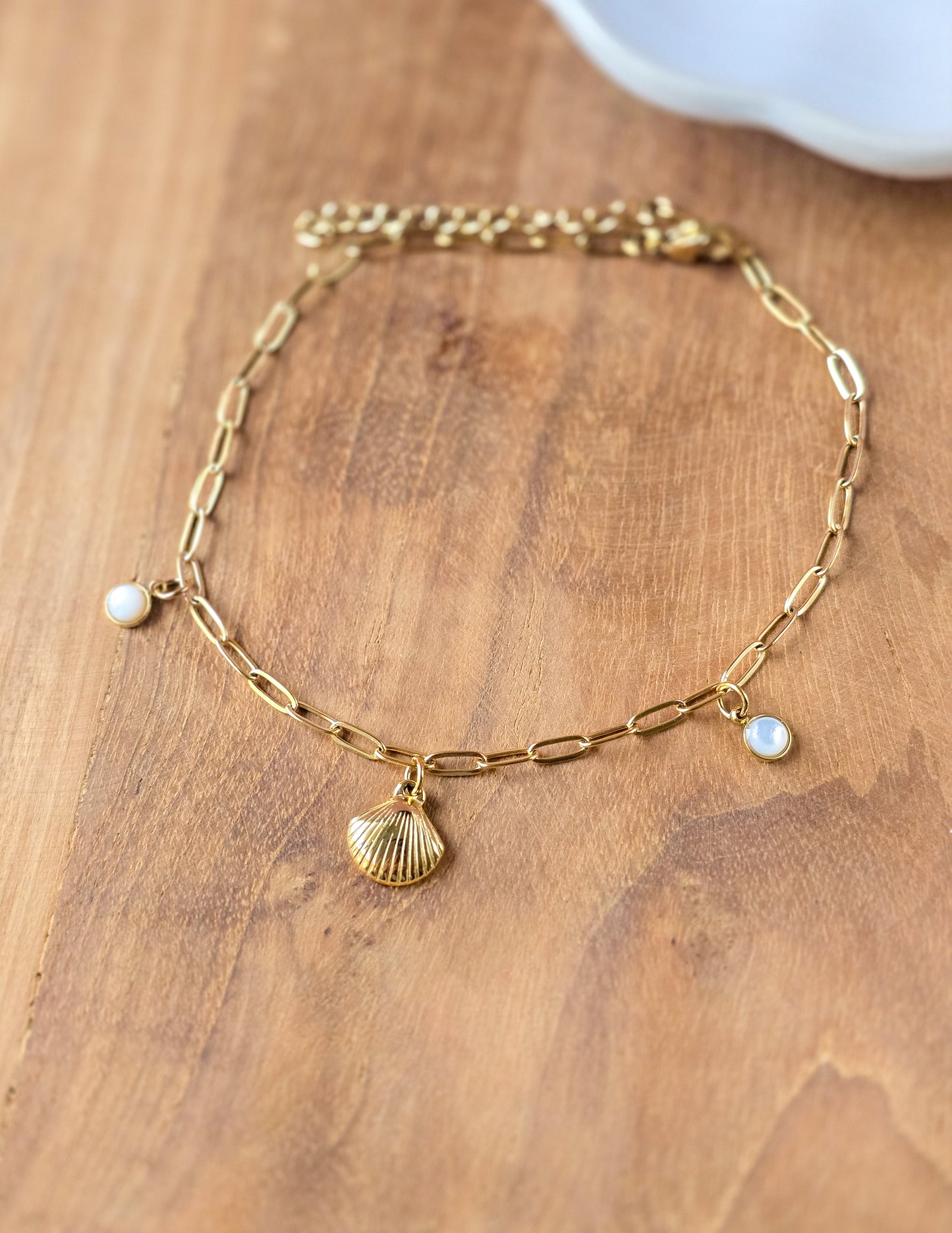 chaine de cheville - COQUILLAGE