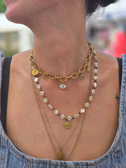 Collier charm's - Moderne