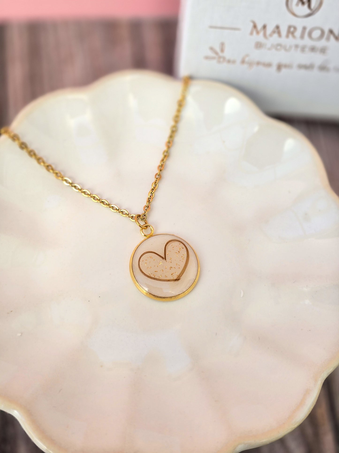 Collier - AMOUR (Lait maternel)