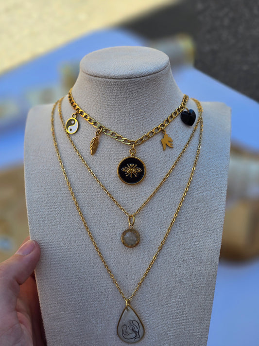 Collier charm's - Gourmette