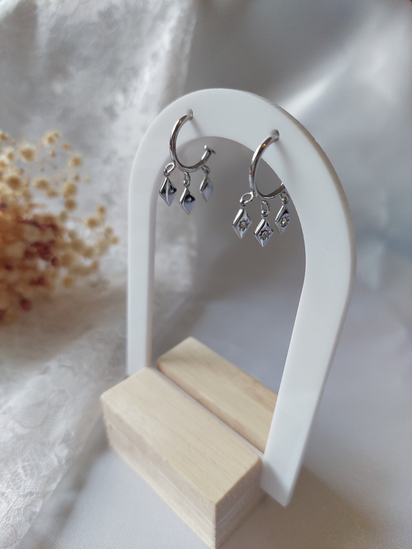 Boucles d'oreilles - SNOW