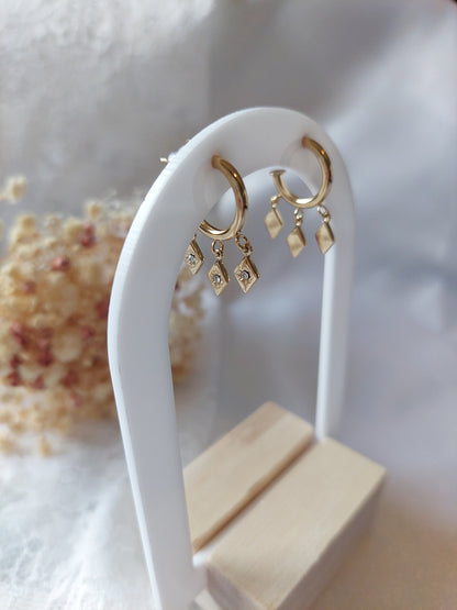 Boucles d'oreilles - SNOW