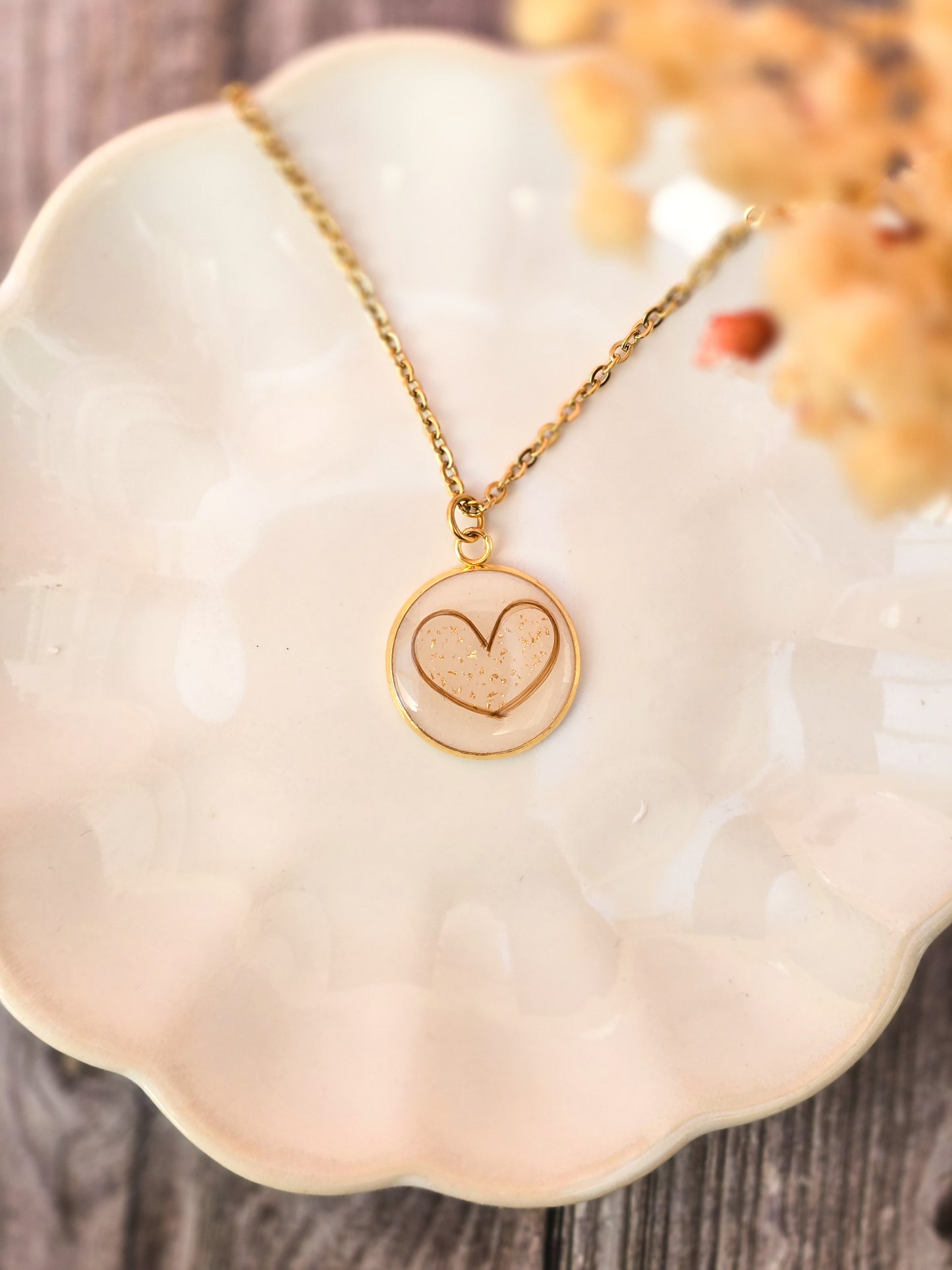 Collier - AMOUR (Lait maternel)