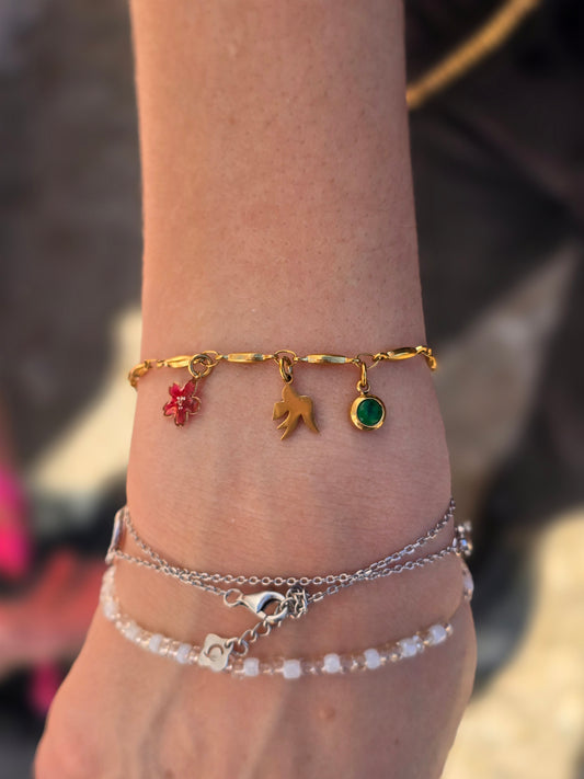 Bracelet charm's - Raffinée