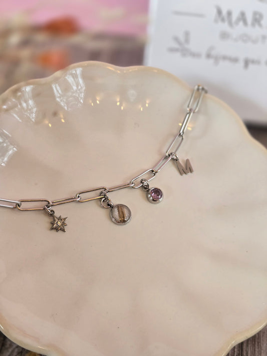 Bracelet charm's - Rectangle