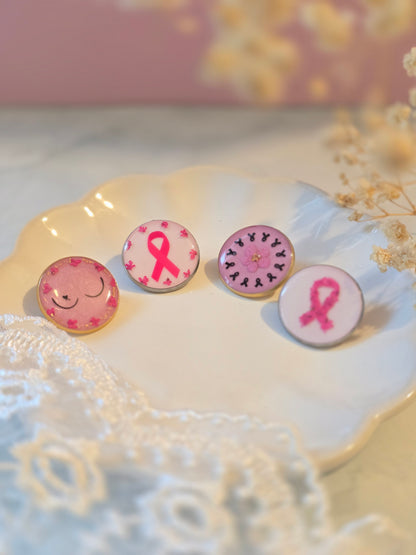 BROCHE- PINK (Octobre rose)