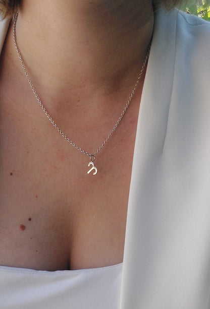 coller personnalisable en acier inoxydable et un pendentif en signe du zodiaque Bélier