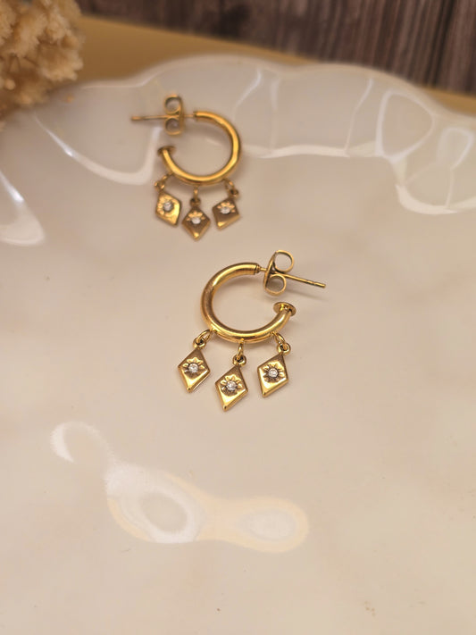 Boucles d'oreilles - SNOW