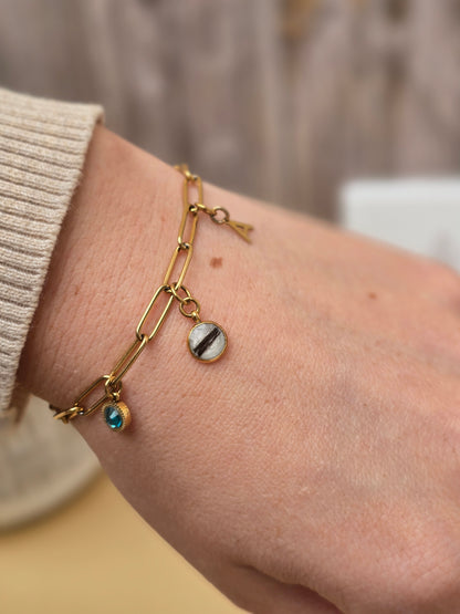 Bracelet charm's - Rectangle