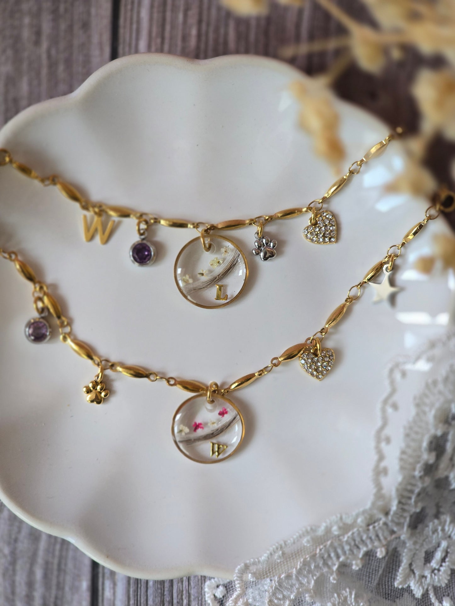 Collier charm's - raffinée