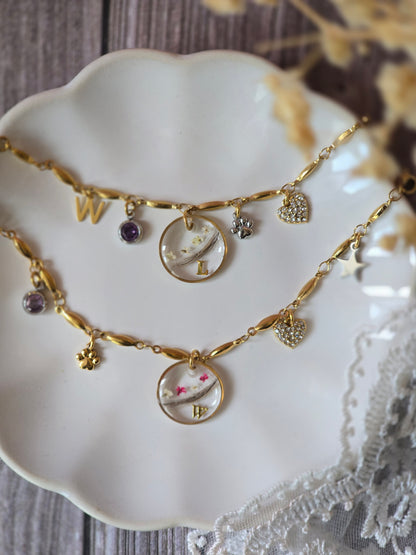 Collier charm's - raffinée