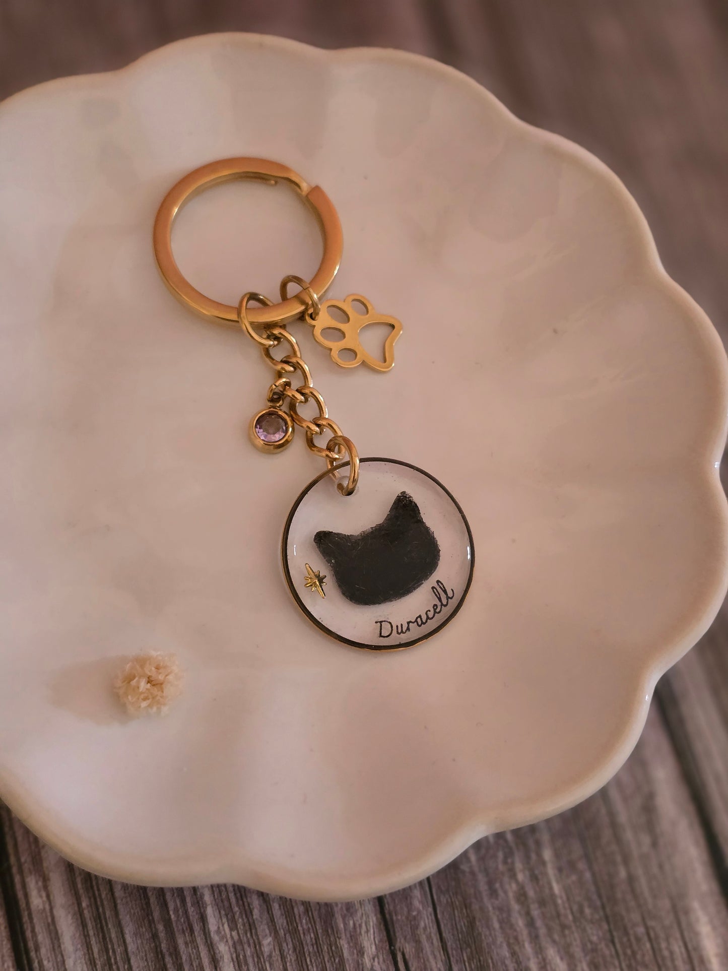 Portes clés doré ( Bijoux souvenirs)